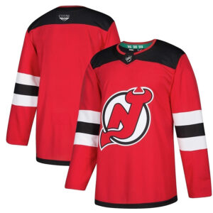 New Jersey Devils CJP Apparel Home Pro Blank Jersey - Red