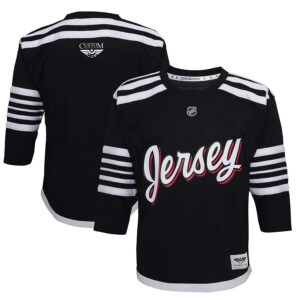 New Jersey Devils CJP Apparel 202122 Alternate  Jersey - Black