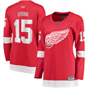 Jakub Vrana Detroit Red Wings CJP Apparel Pro Women's 201718 Home Breakaway Jersey - Red