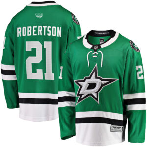 Jason Robertson Dallas Stars CJP Apparel Pro 201718 Home Breakaway  Jersey - Kelly Green