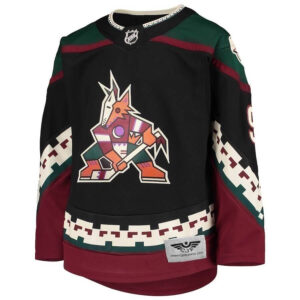 Clayton Keller Arizona Coyotes CJP Apparel Home Premier Player Jersey - Black