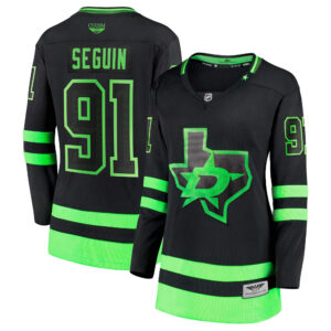 Tyler Seguin Dallas Stars CJP Apparel Pro Women's 202021 Alternate Premier Breakaway Player Jersey - Black