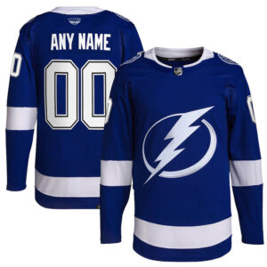 Tampa Bay Lightning CJP Apparel Home Primegreen Pro Pro Custom Jersey - Royal