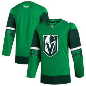 Vegas Golden Knights CJP Apparel 2023 St. Patrick's Day Primegreen Pro Jersey - Kelly Green