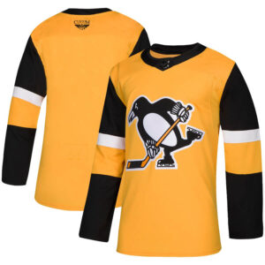 Pittsburgh Penguins CJP Apparel Alternate Pro Jersey - Gold