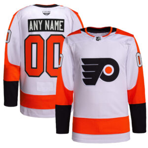 Philadelphia Flyers CJP Apparel Away Pro Pro Custom Jersey - White