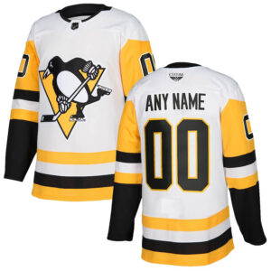 Pittsburgh Penguins CJP Apparel Pro Custom Jersey - White