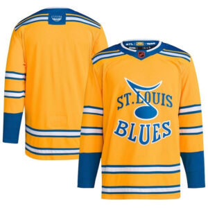St. Louis Blues CJP ApparelReverse Retro 2.0 Pro Blank Jersey - Yellow