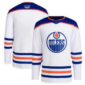 Edmonton Oilers CJP Apparel Away Primegreen Pro Pro Blank Jersey - White