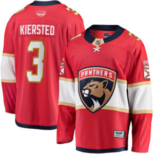 Matt Kiersted Florida Panthers CJP Apparel Pro Home Team Breakaway Player Jersey - Red