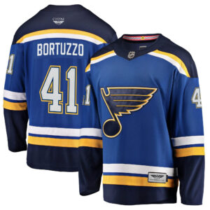 Robert Bortuzzo St. Louis Blues CJP Apparel Pro Breakaway Player Jersey - Blue