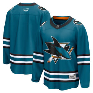 San Jose Sharks CJP Apparel Pro Home Breakaway Jersey - Teal