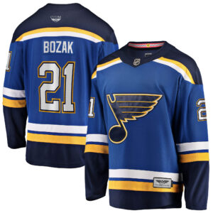 Tyler Bozak St. Louis Blues CJP Apparel Pro Home Breakaway Player Jersey - Blue