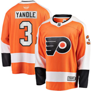 Keith Yandle Philadelphia Flyers CJP Apparel Pro Home Breakaway Player Jersey - Orange