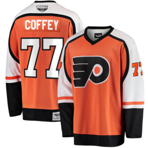 Paul Coffey Philadelphia Flyers CJP Apparel Pro Premier Breakaway Retired Player Jersey - Orange 5