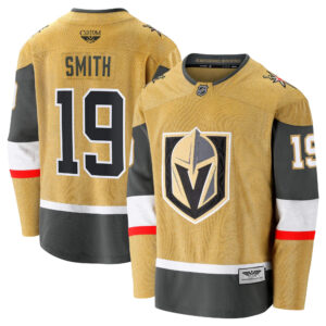 Reilly Smith Vegas Golden Knights CJP Apparel Pro Home Breakaway Jersey - Gold