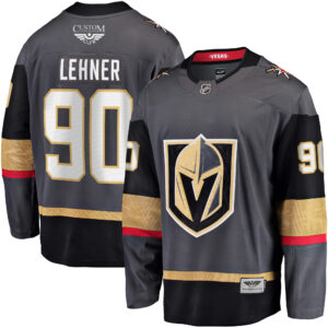 Robin Lehner Vegas Golden Knights CJP Apparel Pro Breakaway Alternate Player Jersey - Gray