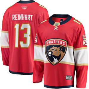 Sam Reinhart Florida Panthers CJP Apparel Pro Breakaway Player Jersey - Red 2