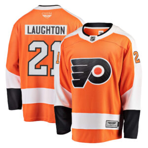Scott Laughton Philadelphia Flyers CJP Apparel Pro Breakaway Jersey - Orange