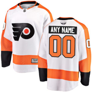 Philadelphia Flyers CJP Apparel Pro Away Breakaway Custom Jersey - White