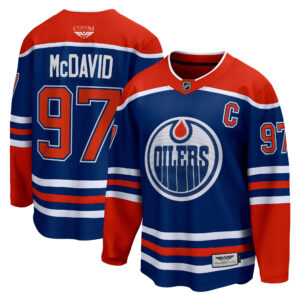 Connor McDavid Edmonton Oilers CJP Apparel Pro Home Premier Breakaway Player Jersey - Royal