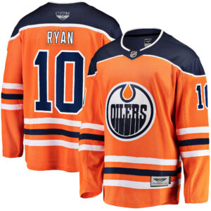 Derek Ryan Edmonton Oilers CJP Apparel Pro Home Breakaway Player Jersey - Orange