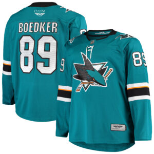 Mikkel Boedker San Jose Sharks CJP Apparel Pro Breakaway Home Player Jersey - Teal