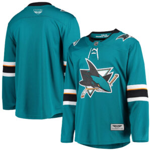 San Jose Sharks CJP Apparel Pro Home Breakaway Team Jersey - Teal