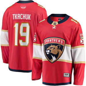 Matthew Tkachuk Florida Panthers CJP Apparel Pro Home Breakaway Player Jersey - Red