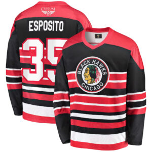 Tony Esposito Chicago Blackhawks CJP Apparel Pro Premier Breakaway Retired Player Jersey - Red