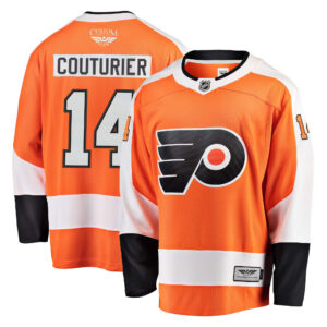Sean Couturier Philadelphia Flyers CJP Apparel Pro Breakaway Jersey - Orange