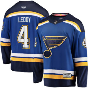 Nick Leddy St. Louis Blues CJP Apparel Pro Home Breakaway Player Jersey - Blue