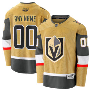 Vegas Golden Knights CJP Apparel Pro Home Breakaway Custom Jersey