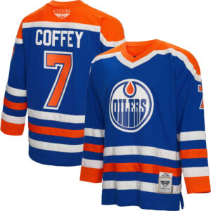 Paul Coffey Edmonton Oilers Mitchell & Ness 1986 Blue Line Player Jersey - Royal
