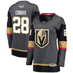 William Carrier Vegas Golden Knights CJP Apparel Pro Women's Alternate Breakaway Player Jersey - Gray