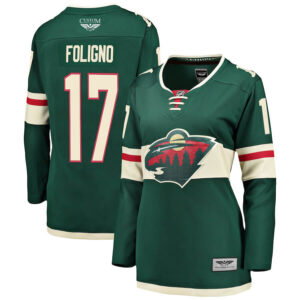 Marcus Foligno Minnesota Wild CJP Apparel Pro Women's Breakaway Player Jersey - Green