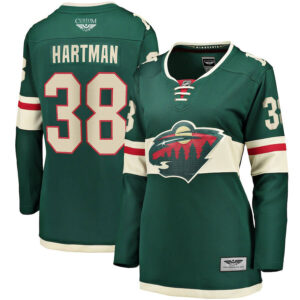 Ryan Hartman Minnesota Wild CJP Apparel Pro Women's Home Breakaway Player Jersey - Green