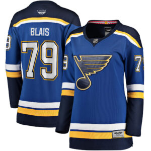 Sammy Blais St. Louis Blues Women's CJP Apparel Pro Home Breakaway Jersey - Blue