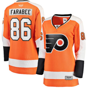 Joel Farabee Philadelphia Flyers CJP Apparel Pro Women's Home Breakaway Player Jersey - Orange