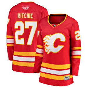 Nick Ritchie Calgary Flames Women's CJP Apparel Pro Home Breakaway Jersey - Red