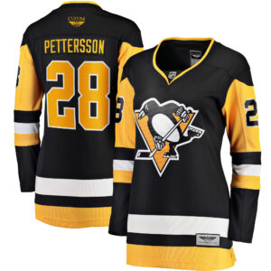 Marcus Pettersson Pittsburgh Penguins CJP Apparel Pro Women's Home Breakaway Player Jersey - Black