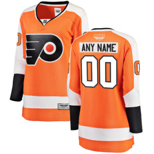 Philadelphia Flyers CJP Apparel Pro Women's Home Breakaway Custom Jersey - Orange