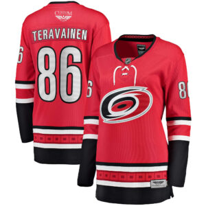 Teuvo Teravainen Carolina Hurricanes CJP Apparel Pro Women's Home Breakaway Player Jersey - Red