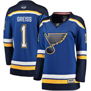 Thomas Greiss St. Louis Blues CJP Apparel Pro Women's Home Breakaway Player Jersey - Blue