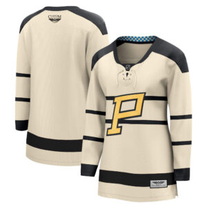 Pittsburgh Penguins CJP Apparel Pro Women's 2023 Winter Classic Blank Jersey - Cream