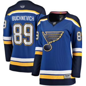 Pavel Buchnevich St. Louis Blues CJP Apparel Pro Women's Home Breakaway Player Jersey -blue