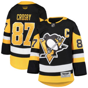 Sidney Crosby Pittsburgh Penguins CJP Apparel Premier Player Jersey - Black