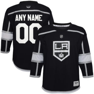 Los Angeles Kings Infant Team Home  Custom Jersey - Black