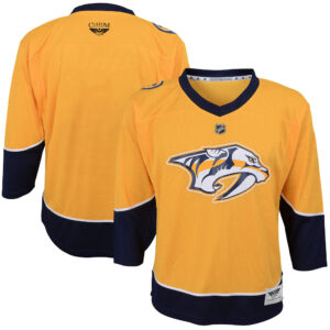 Nashville Predators CJP Apparel Home  Blank Jersey - Yellow