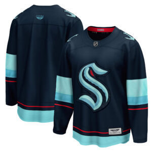 Seattle Kraken  CJP Apparel Pro Home Breakaway Jersey - Deep Sea Blue